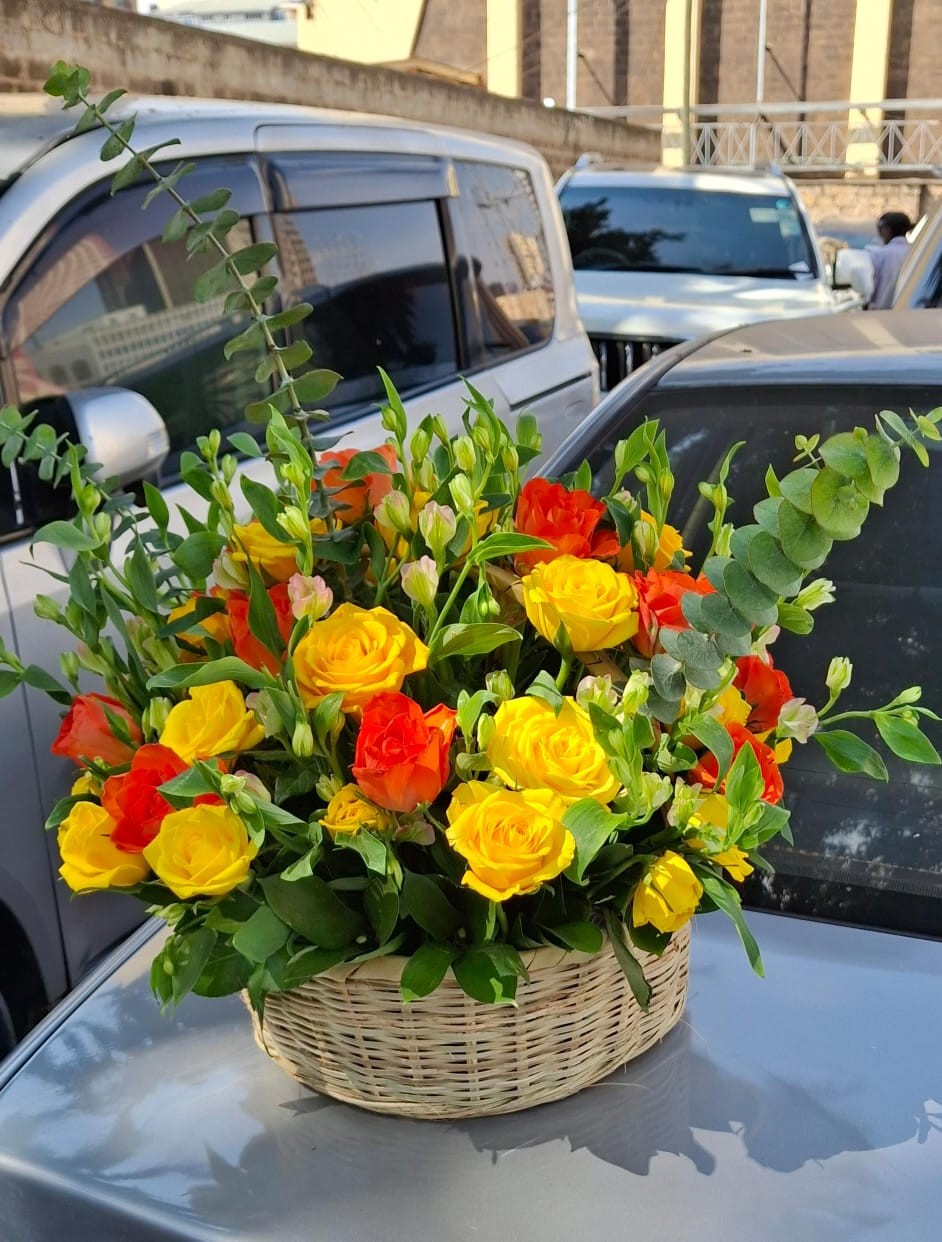 Luxurious Flowers  basket
