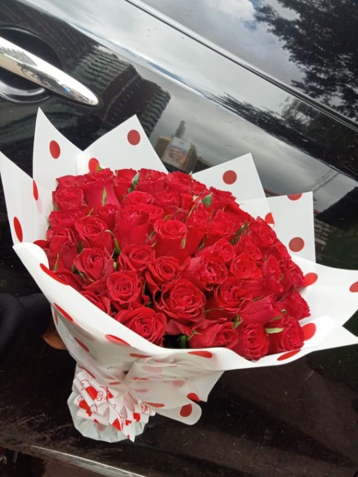 Premium red roses