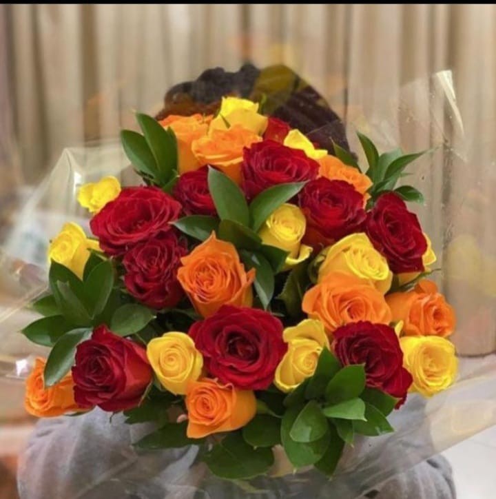 Crimson serenade tropical flowers